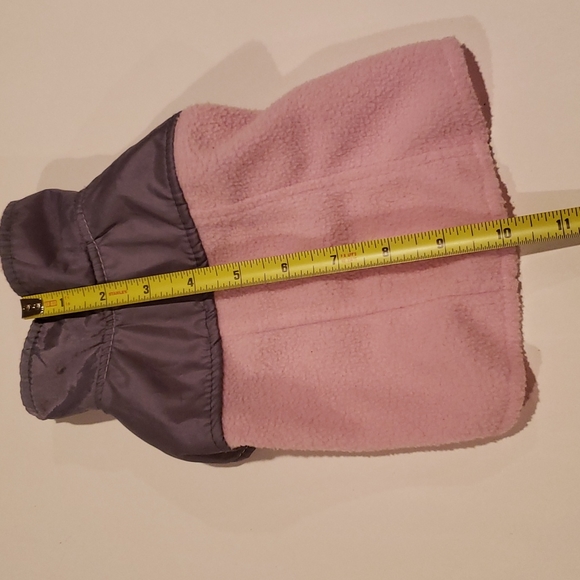 Pink fleece dog coat jacket - Picture 6 of 6